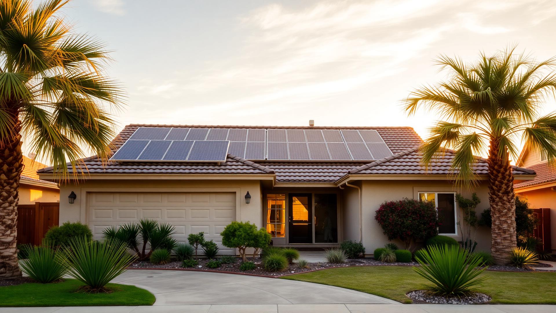Menifee home with solar panels representing the trade-off between electric bills and solar ownership